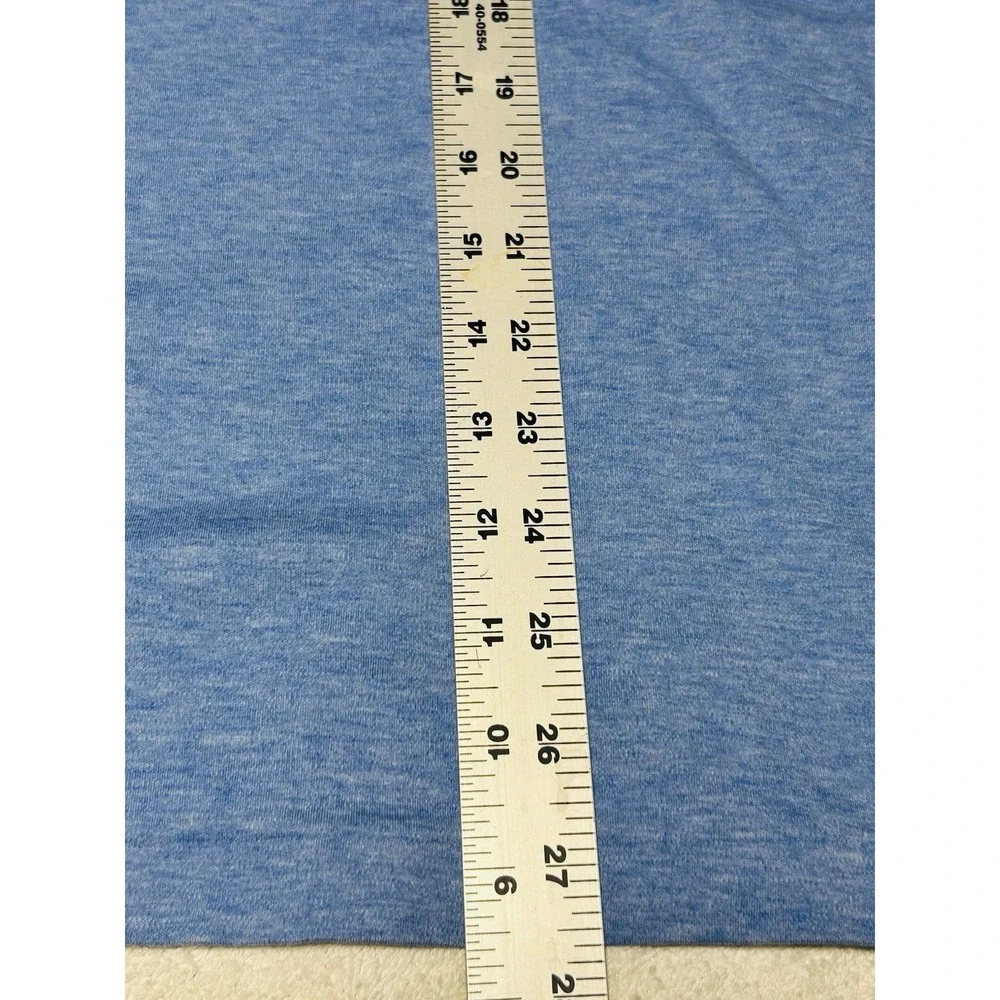 Polo Ralph Lauren Polo Shirt Mens XL/TG Light Blue Custom Fit Heathered  Preppy